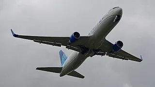 PLANESPOTTING FROM LONDON HEATHROW AIRPORT - RW09R Departures - Myrtle Avenue - 21st April 2024 - 4K