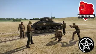 Iron Front Red Bear Arma 3 Sherman Без нас пехоте будет туго