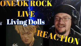 【HD】ONE OK ROCK - Living Dolls "Mighty Long Fall at Yokohama Stadium" LIVE   REACTION !!