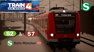 DREIFACHE-S7 zur KREUZSTRASSE | S-Bahn München | BR 423 - Langzug | Train Sim World 4 [#6]