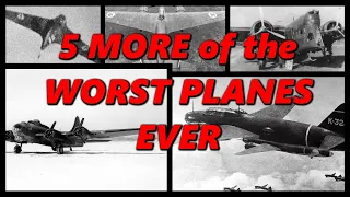 5 More of the Worst Planes Ever ✈️ History in the Dark ✈️