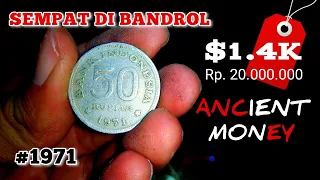 FIND ANCIENT MONEY worth $1.4K [20 MILLION RUPIAH] TREASURE / METAL DETECTOR / METAL DETECTING