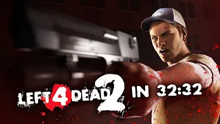 Left 4 Dead 2 in 32:32 - Main Campaigns - Solo [TAS]