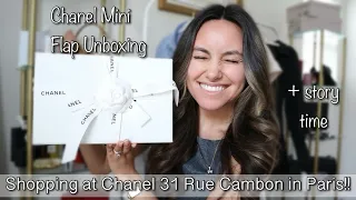 Chanel Mini Flap Unboxing | Shopping at Original Chanel Story Time