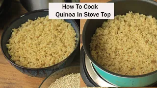 How To Cook Perfect Quinoa In Stove Top| Pan Cook Quinoa | Roasted Quinoa Rice