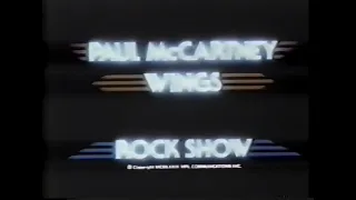 Wings Rockshow - 1980 trailer