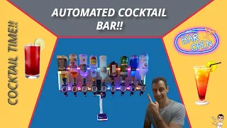 Homemade Automated Cocktail Bar using Arduino