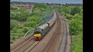 45231, 46100 and D213(40013) working The Welsh Marches Whistler on 3rd June 2021