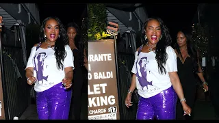 Vivica A. Fox is all smiles while celebrating her 60th BDAY with friends in Santa Monica!