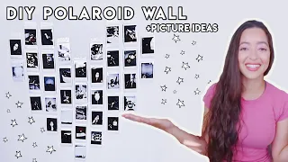POLAROID PICTURE IDEAS TO DIY POLAROID WALL | FUJIFILM INSTAX MINI 9 | BUILDING A POLAROID WALL