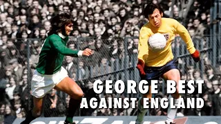 When George Best Humiliated Gordon Banks | George Best vs England | 15/05/1971