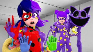 Miraculous The Ladybug - CatNap Transformation!( Poppy Playtime Chapter 3 Animation!)