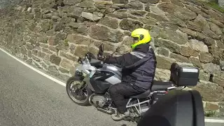 Discesa Stelvio gopro vista laterale