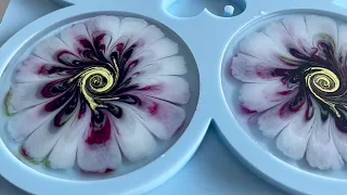 #471 EN: Wonderful 3D Bloom Coasters | #epoxyresin