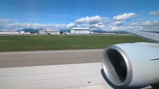 Cathay Pacific Boeing 777-300ER taking off from Vancouver