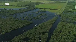 Myakka River flooded after Hurricane Ian