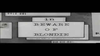 1950   Beware of Blondie - (Quality: Poor)