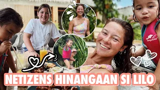 NETIZENS HINANGAAN NA NAMAN SI LILO GUSTONG KUMAIN WITH ATE ELLIE | HAPPY ISLANDERS