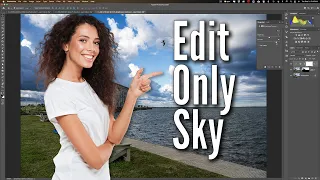 How To ISOLATE & ADJUST a Sky in PHOTOSHOP