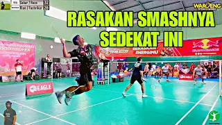 KERASNYA TARUNG BEBAS BADMINTON TARKAM di Jakarta ! Full Skill Power Smash