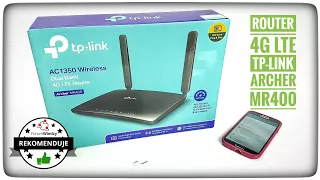 TP-LINK AC1350 Archer MR400 konfiguracja routera LTE 4G na kartę SIM