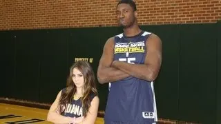 McKayla Maroney meets Roy Hibbert