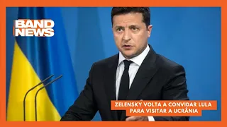 Zelensky volta a convidar Lula para visitar a Ucrânia | BandNews TV