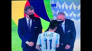 Copa America final Argentina vs Brazil man of the match Di Maria