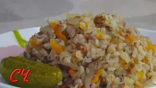 Рагу с Гречкой(.Постное Блюдо.).Очень  Вкусно и Сытно! /Ragout with Buckwheat (.Lent Dish.)