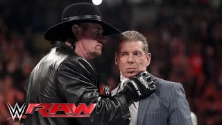 wwe raw el undertaker se enfrentara a  Shane McMahon en WrestleMania en español