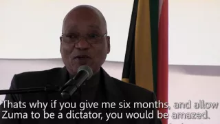 Quote of the Week: "If I were a dictator..." – Jacob Zuma