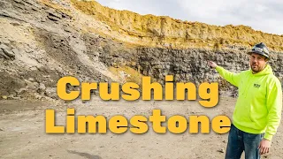 Crushing Limestone Rock