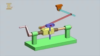 Lever-Screw Mechanism Of A Slide