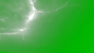 Green screen Thunder ⚡ || Strike Lightning || HD || Green screen video