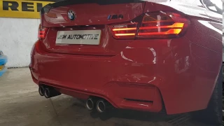 BMW M Performance Exhaust MPE Sound - F82 M4 Competition Pack Valves Open