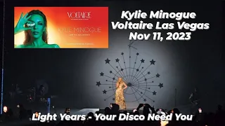 Kylie Minogue Voltaire Las Vegas Residency - Light Years / Your Disco Needs You - Nov 11th 2023