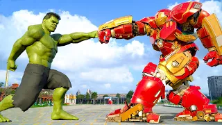 Hulk vs Iron Man battle protect the earth | Future Technology VFX