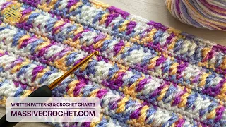 The Most Easy Crochet Pattern for Beginners! 👌 Absolutely Amazing Crochet Stitch for Baby Blanket