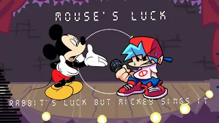 Rabbits Luck But Mickey sings it