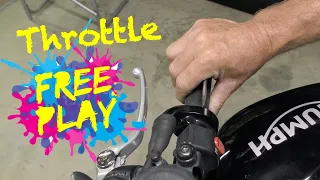 Adjusting the Free Play in your Motorcycle Throttle