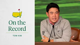 Tom Kim Discusses Monday Practice Session with Tiger Woods and Rory McIlroy | The Masters