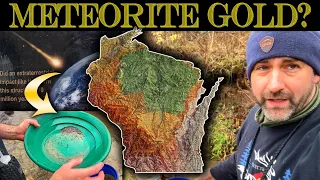 Gold From a Meteorite? Gold Prospecting in Wisconsin - Nugget Lake, WI