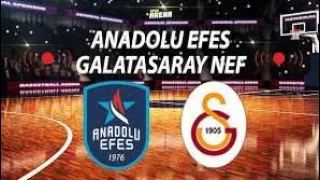 Anadolu Efes 70 - 105 Galatasaray Nef Basketbol maç özeti