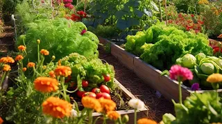 Best flowers to grow in a vegetable garden.