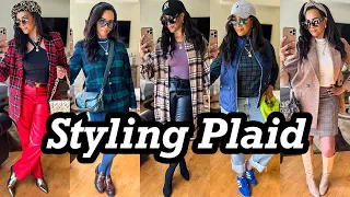 HOW TO STYLE PLAID OUTFITS FOR FALL/WINTER | Plaid Outfit Ideas | Crystal Momon