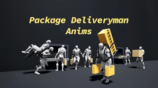 Package Deliveryman Anims for Unreal Engine and Unity