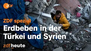 ZDF spezial: Erdbeben in der Türkei und Syrien