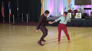 ILHC 2018 - Advanced Lindy Hop Draw Finals - Alexey Kazennov & Cassandra Hargrave