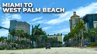 Driving from Miami to West Palm Beach in June 2022