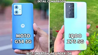 Moto G54 5G vs IQOO Z7s 5G | Full Detail Comparison | best Smartphone Under 16000RS